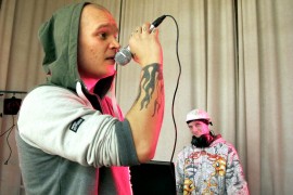 Riimikolle ja Sanelle esiintyminen Oripään goes hihphop -tapahtumassa oli tähänastisen artistiuran isoin keikka. Loppuvuoden kaksikko keikkailee Suomessa. Maaliskuussa on edessä keikkamatka Puolaan. Kuva: Kiti Salonen