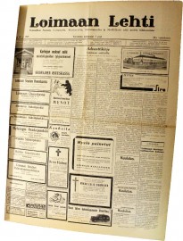 Loimaan Lehti 7.12.1939, sivu 1