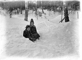 Jos pesäpäivinä koettiin kovia pakkasia, arveltiin että ”pakkanen palaa pesässään”.  Kuva: Suomen maatalousmuseo Sarka