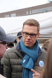 Alexander Stubb kävi kirittämässä vaalikampanjaa myös Loimaalla.