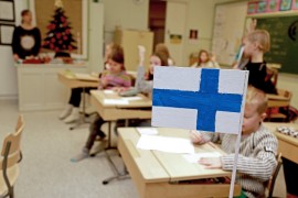 Suomi-visan tehneiden Ypäjänkylän koululaisten Suomi-tietous oli melko hyvällä tolalla. Kuva: Sampsa Hakala